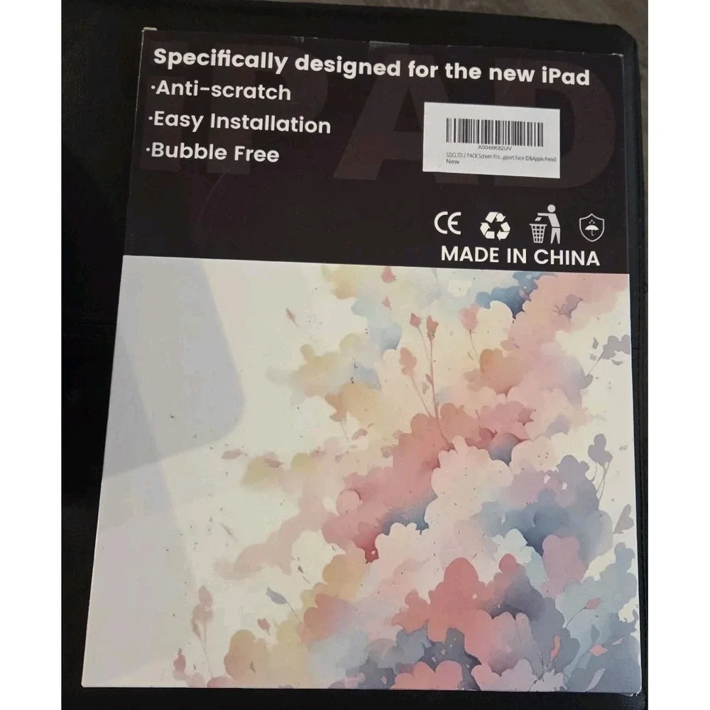 SZJCLTD 2 Pack screen protector for iPad Pro 13 inch M4 2024 Model Tempered Glas